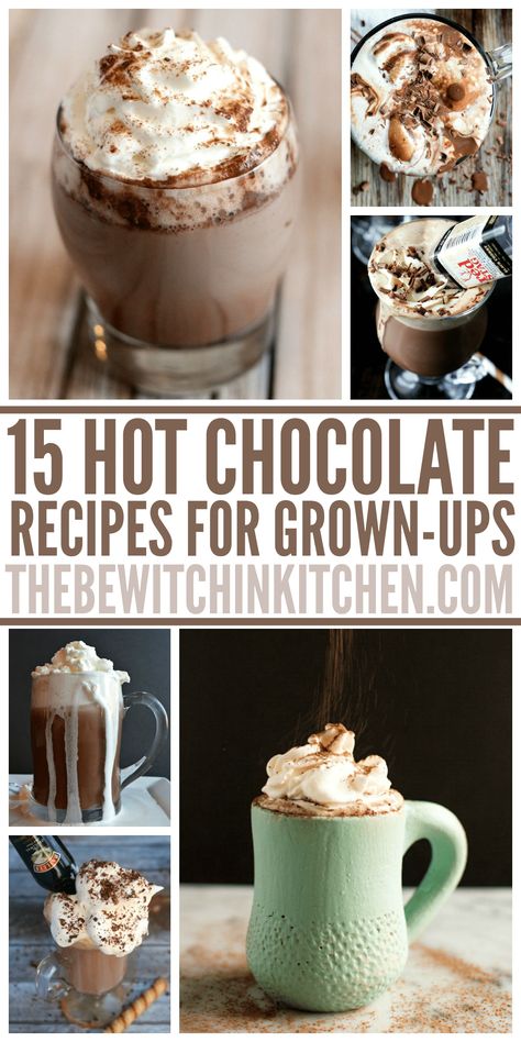 Spiked Hot Chocolate Recipe, Kahlua Hot Chocolate, Best Hot Chocolate Recipes, The Best Hot Chocolate, Spiked Hot Chocolate, Best Hot Chocolate, Hot Chocolate Recipe, Chocolate Recipe, Hot Chocolate Bars