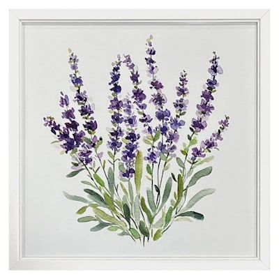 Grace Mitchell Grace Mitchell, Lavender Botanical, Lavender Print, Garden Arches, Wall Art Lighting, Floral Branch, French Floral, Art Wall Kids, Light Art