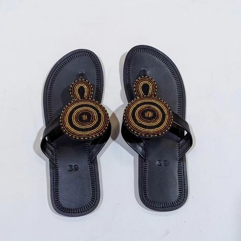 Best Quality African Maasai Sandals Now Available!! Wholesale and retail price available Shipping done worldwide Call us/ whatsapp +255 783 444740 To place your order visit our website www.africangifts.co.tz * * #maasaiculture #maasaisandals #madeintanzania🇹🇿 Maasai Sandals Kenya, Luxury Black Sandals With Gold-tone Hardware, African Gifts, Place Your Order, Maasai, Tanzania, Fashion Shoes, Sandals, Gifts