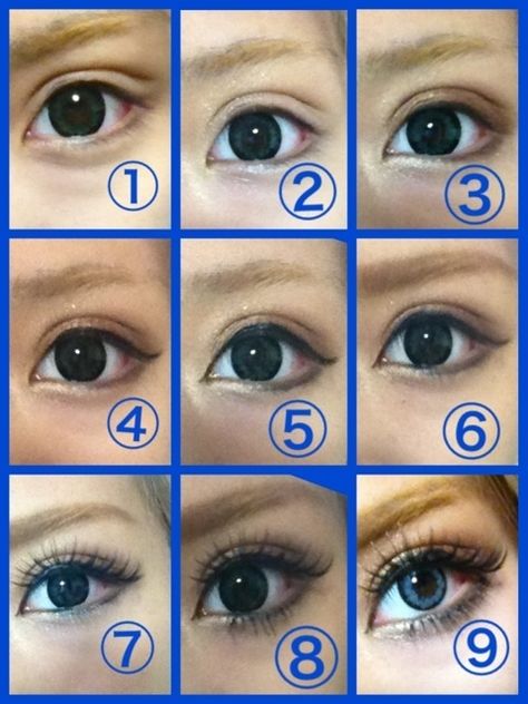 Easy Gyaru Makeup, Gyura Makeup, Tsuyome Gyaru Makeup, Simple Gyaru Makeup, Gyaru Makeup Eyes, Gal Makeup, Gyaru Hair, Gyaru Makeup, Doll Eye Makeup