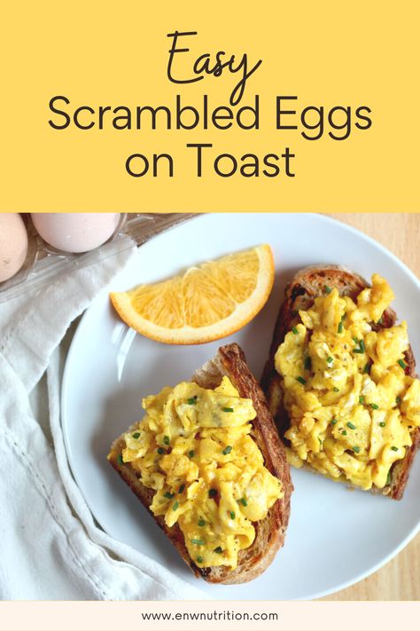 Looking for a quick and delicious breakfast? Try our Scrambled Eggs on Sourdough Toast with Cheddar Cheese! Made with fresh sourdough bread and melted cheddar cheese, this recipe is both easy to make and ready in less than 10 minutes. Perfect for busy mornings or lazy weekends, our scrambled eggs on toast will satisfy your cravings and keep you fueled all day long. Give it a try and let us know what you think! Scrambled Egg Toast, Toast Sourdough, Easy Scrambled Eggs, Best Scrambled Eggs, Rye Toast, Eggs On Toast, Sourdough Toast, Fluffy Scrambled Eggs, Healthy Fiber