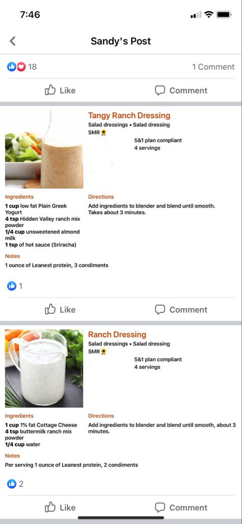 Ranch Mix, Ranch Salad Dressing, Ranch Dressing Recipe, Lean And Green Meals, Homemade Salad Dressing, Unsweetened Almond Milk, Ranch Dressing, Salad Dressing Recipes, Low Fat