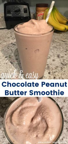 Aer Disc Vitamix Recipes, Emulsion Blender Recipes, Shakes Recipes, Emulsion Blender, Recipes Peanut Butter, Vitamix Smoothies, Peanut Butter Shake, Recipes Smoothies, Chocolate Peanut Butter Smoothie