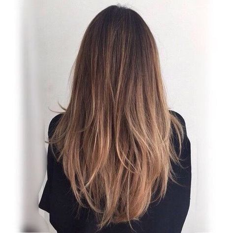 Sombre Hair, Growing Your Hair Out, Medium Brown Hair, Long Layered Hair, Haircuts For Long Hair, Long Straight Hair, Hair Color Trends, Long Hair Cuts, Layered Hair