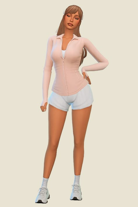 jaisimmin: pilates princess lookbook by jaisimmin ❀ one. hair... Sims 4 Cc Patreon Gym Clothes, Sims 4 Cc Clothes Female Workout, Ts4 Lululemon Cc, Sims 4 Pilates Princess, Sims Athletic Cc, Sims 4 Cc Clothes Sportswear, Sims Cc Clothes Skirt, Sims Cc Lululemon, Sims 4 Lululemon Jacket