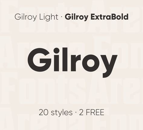 Free font Gilroy™ by Radomir Tinkov — FontsArena Modern Sans Serif Fonts Free, San Serif Fonts Free, Geometric Sans Serif, Free San Serif Fonts, San Serif Logo, Italic Typography, Sans Serif Logo Design, Gilroy Font, San Serif Typography