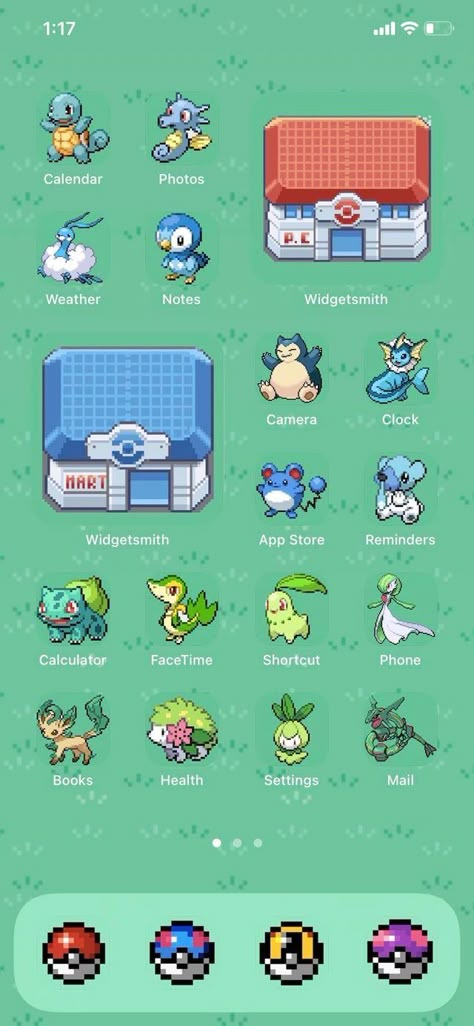 Pokemon App, Lockscreen Ios, Ios App Iphone, Pokemon Theme, Iphone Wallpaper Ios, Iphone Home Screen Layout, Phone Inspiration, Iphone App Layout, New Ios