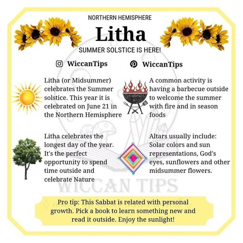 Wicca Rituals, Litha Altar, Wiccan Tips, Magic Salt, Summer Solstice Ritual, Summer Solstice Party, Pagan Traditions, Solstice Party, Wiccan Sabbats