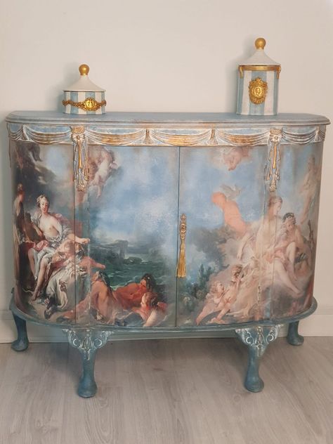 World of Furniture Transfers, Decoupage, Stencils, Stamps and Moulds Furniture Transfers, Furniture Remodeling, Shabby Chic Homes, Chic Home, Furniture Projects, Console Table, Decoupage, Shabby Chic, Stamp