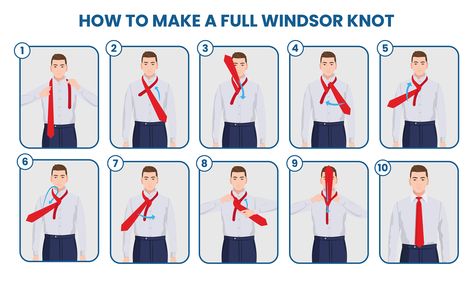 how to tie full Windsor knot Tie A Windsor Knot, Different Tie Knots, Double Windsor Knot, Full Windsor Knot, Double Windsor, Half Windsor, Windsor Knot, Tie Knots, You Are Perfect