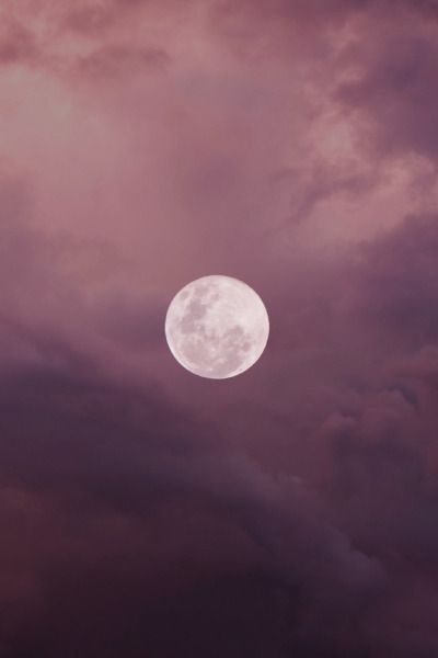 ✔️ Moon Pictures, The Full Moon, Beautiful Moon, Aesthetic Colors, Purple Hues, Purple Aesthetic, Pink And Purple, The Clouds, Of Wallpaper