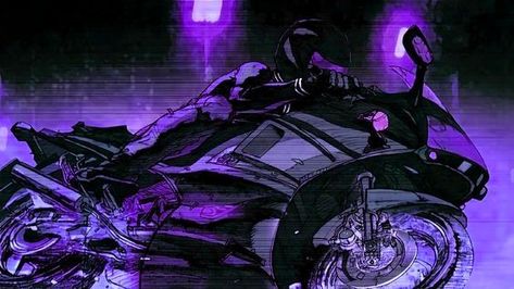 Purple Motorcycle, Purple Bike, Akali League Of Legends, Bike Aesthetic, Oc Pokemon, Motorcycle Wallpaper, Motorcycle Aesthetic, Biker Aesthetic, Animated Banners