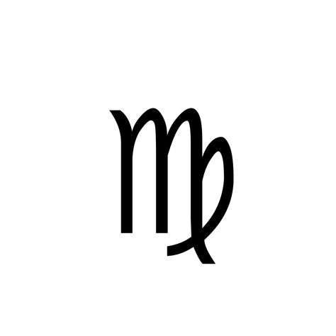 Virgo Tattoo Symbols, Virgo Tattoo Stencils, Virgo Tattoo Elements, Virgo Symbol Tattoo, Virgo Zodiac Sign, Virgo Drawing, Virgo Logo, Virgo Font, Virgo Zodiac Sign Tattoo Design