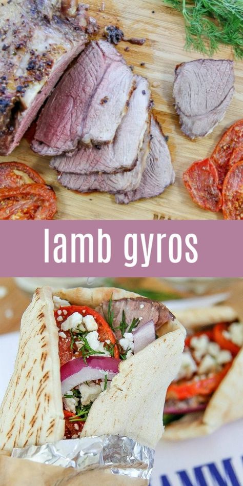 Gyro Sauce, Lamb Gyro Recipe, Recipe With Tzatziki, Gyro Sandwich, Gyro Meat Recipe, Gyros Recipe, Lamb Gyros, Greek Gyros, Gyro Recipe