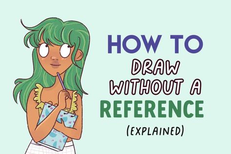 How to Draw Without a Reference (Explained) Start Sketching, Mystical Creature, How To Sketch, Draw Cartoon, How To Make Drawing, Blank Notebook, Comic Drawing, Gesture Drawing, Drawing Templates