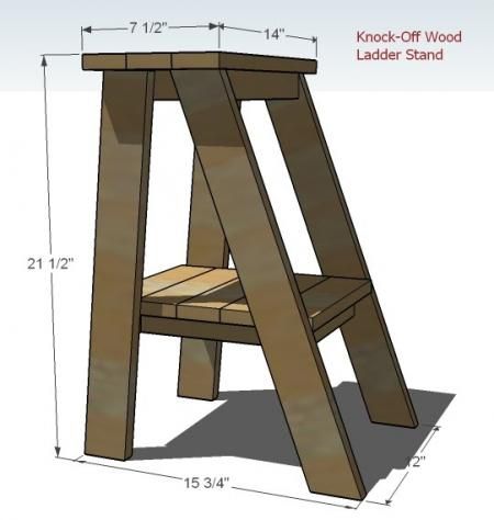 Ladder Table Plan, Cottage Style Furniture, Fence Garden, Step Ladders, Wood Project, Wood Plans, Garden Gate, Project Plans, Table Plans