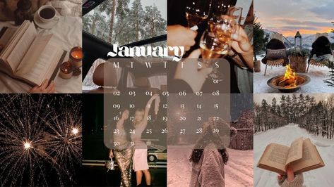 January Desktop Wallpaper Aesthetic, January Aesthetic Wallpaper Laptop, January Computer Wallpaper, January Wallpaper Desktop, January Aesthetic Month, Seasonal Wallpaper, January Month, January Wallpaper, College Wallpaper