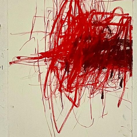 lindsey harald-wong (@lindseyharaldwong) • Instagram-foto's en -video's Red Scribble, Andy Warhol Flowers, Pop Art Sculpture, Pencil Trees, Instagram Drawing, Cy Twombly, Scribble Art, Modern Oil Painting, Red Abstract