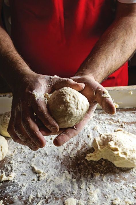 The secret to making this pizza dough is to let it slowly rise in the refrigerator for 48 hours—that's what gives it its deep flavor and tender structure. Yakimeshi Recipe, Neapolitan Pizza Dough Recipe, Naples Pizza, Yummy Pizza, Travel Recipes, Calzone Pizza, Neapolitan Pizza, Best Pizza Dough, Pizza Base