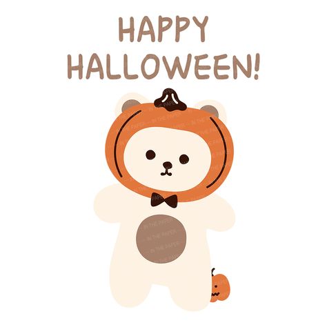 Join in the Halloween hilarity with this adorable and humorous illustration of a teddy bear mistakenly thinking it's a pumpkin while wearing a pumpkin costume. A real pumpkin hides behind, trembling with laughter. The caption "Happy Halloween!" adds to the fun. halloween, teddy bear, pumpkin costume, mistaken identity, humorous illustration, happy halloween, funny, adorable, festive, spooky, pumpkin hiding, costume mix up, whimsical, holiday decor, party invitation Teddy Bear Svg, Caption Happy, Humorous Illustration, Bear Pumpkin, Doll Character, Pumpkin Mask, Bear Svg, Pumpkin Hat, Pumpkin Costume