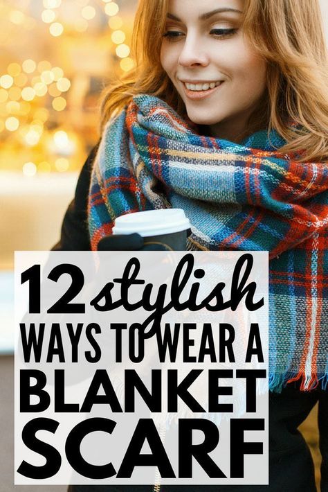 Scarves offer a fun yet inexpensive way to dress up your favorite outfits. From the standard loop and pull-through, to a sexy off-the-shoulder wrap and a chic belted poncho, these tutorials will teach you how to tie a blanket scarf 12 different ways. Who knew a rectangular piece of fabric could make you look so fashionable and stylish?! How To Style Turtleneck, Tie A Blanket Scarf, How To Wear Belts, Red Sweater Outfit, How To Wear A Blanket Scarf, White Sweater Outfit, Preppy Fall Outfits, Cute Ankle Boots, Cozy Oversized Sweaters