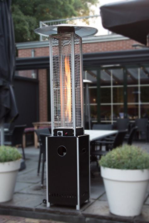 A spectacular heating solution for your patio or business. The Serenity Gas Patio Heater is packed with power. Featuring a unique heat source that allows heat to be spread over a 50 square meter area, this powerful outdoor heater is perfect for large patios and terraces #OutdoorHeater #OutdoorFurniture #OutdoorIdeas Gas Patio Heater, Radiant Heaters, Patio Heaters, Gas Heater, Outdoor Heaters, Outdoor Living Patio, Electric Heater, Backyard Deck, Outdoor Heating