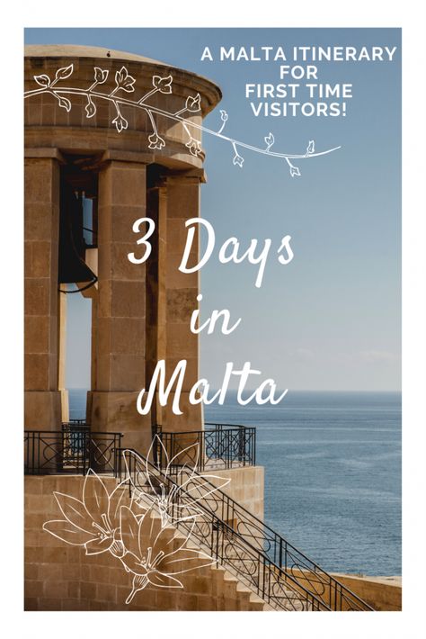 3 Days in Malta - The Perfect Malta Itinerary for First Time Visitors - In this guide I'll be breaking down the best things to do in Malta in 3 days, where to stay in Malta, the best time to visit Malta, and of course, the best of Maltese nightlife! #malta #visitmalta #maltatrip #maltaitinerary Malta Nightlife, Malta In November, Malta Itinerary, Travel Malta, Padi Diving, Malta Beaches, Malta Island, Malta Travel, The Catacombs