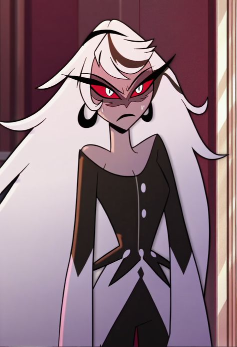 Image posted by dude_ Carmilla Carmine Hazbin Hotel, Hazbin Hotel Carmilla, Hazbin Hotel Sera, Camilla Carmine, Hazbin Hotel Characters, Carmilla Carmine, Charlie Vaggie, Hazbin Hotel Charlie, Avatar Fan Art