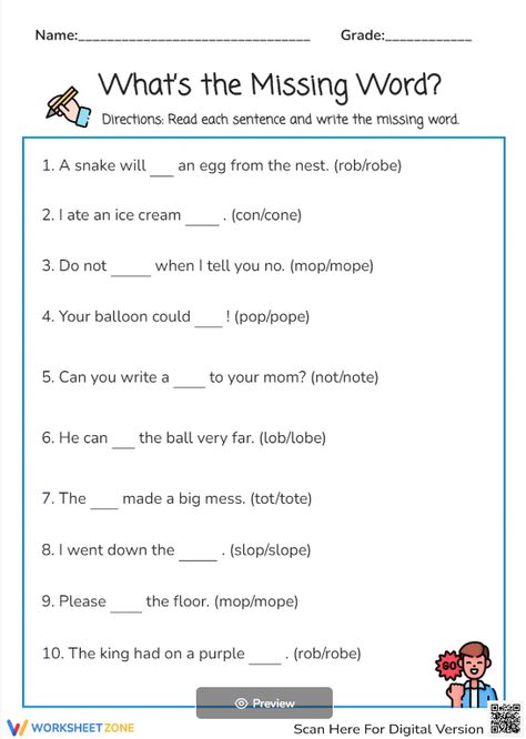 Exploring Long O vowel sounds with this engaging worksheet perfect for students to learn and review their knowledges. Check it out! #longo #phonics #phonicswords #grammar #printables #worksheet #vowels #missingwords #letters #lettersounds #longo/shorto #osounds #ela #teachingresources  #pdf #freeprintables #kids #homeschooling Missing Words Worksheet, Words Worksheet, Ing Words, English Worksheet, Phonics Words, Vowel Sounds, Teaching Phonics, English Worksheets, Letter Sounds