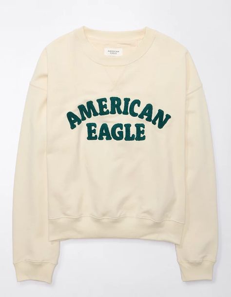 AE Funday Graphic Sweatshirt American Eagle Sweatshirt, Athletic Fit Jeans, Jean Trends, Graphic Tops, Zip Up Hoodies, Mens Outfitters, Athletic Fits, Crop Sweatshirt, Oversize Hoodie