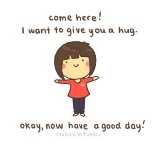 A HUG – The perfect Gift | Ute smile Cheer Up Quotes, Cheer Someone Up, Hug Quotes, Happy Week End, Cute Inspirational Quotes, Cute Messages, The Embrace, Self Reminder, Come Here