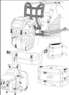 MOLLE System Overview - great for a crash course on ALICE‘s replacement Mochila Edc, Bushcraft Kit, Combat Arms, Tactical Wear, Military Gear Tactical, Tac Gear, Molle System, Combat Gear, Tactical Equipment