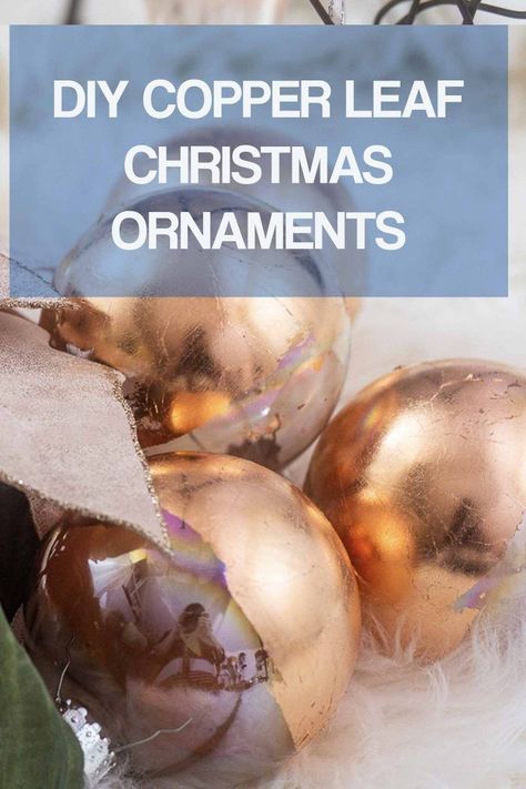 These DIY copper Christmas ornaments will add an elegant touch to your Christmas tree decorations this season. Click through to find out how easy they are to make, even if you are on a budget. #fromhousetohome #holidaydecor #christmas #diychristmas  #homedecorideas Copper Christmas Ornaments, Copper Christmas Tree, Copper Christmas Decor, Diy Tree Decor, Copper Ornaments, Diy Christmas Decorations For Home, Diy Copper, Copper Christmas, House To Home