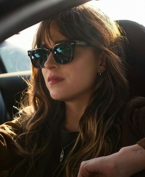 Ray Ban Dakota Johnson Street Style, Dakota Johnson Style, White Sox Baseball, Dakota Johnson, White Sock, Square Sunglasses Women, Ray Ban, Ray Bans, We Heart It