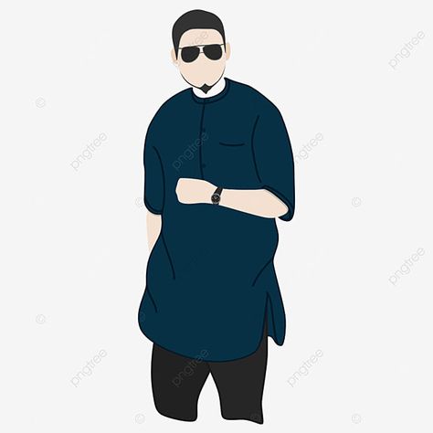 Teacher Wear, Man Vector, Muslim Men, Tortoise Turtle, Wearing Glasses, Muslim Girls, How To Wear Scarves, Free Vector Graphics, Muslim Women