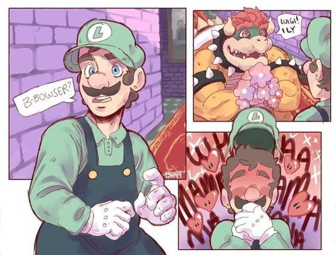 Mario X Luigi, Cp9 One Piece, Mario Comics, Mario Funny, Mario Fan Art, Super Mario And Luigi, Nintendo Fan Art, Super Mario Art, Super Mario Brothers