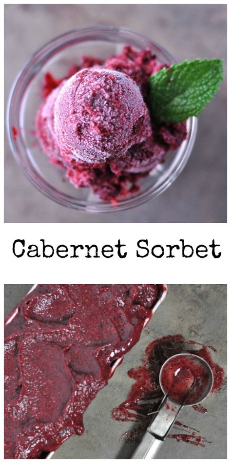 Wine Sorbet, Cream Desserts Recipes, Wine Ice Cream, Desserts For Parties, Best Ice Cream Maker, Two Ingredient, Ice Cream Cookie Sandwich, Homemade Ice Cream Recipes, Sorbet Recipes