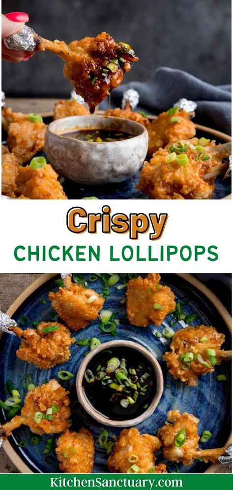 Airfryer Chicken Lollipops, Lollipop Chicken Legs Recipes, Fried Chicken Lollipops, Lollipop Chicken Recipe, Chicken Lollipops Recipe Oven, Chicken Lollypop Recipes, Chicken Lollipops Recipe Air Fryer, Chicken Pops Recipe, Chicken Leg Pops