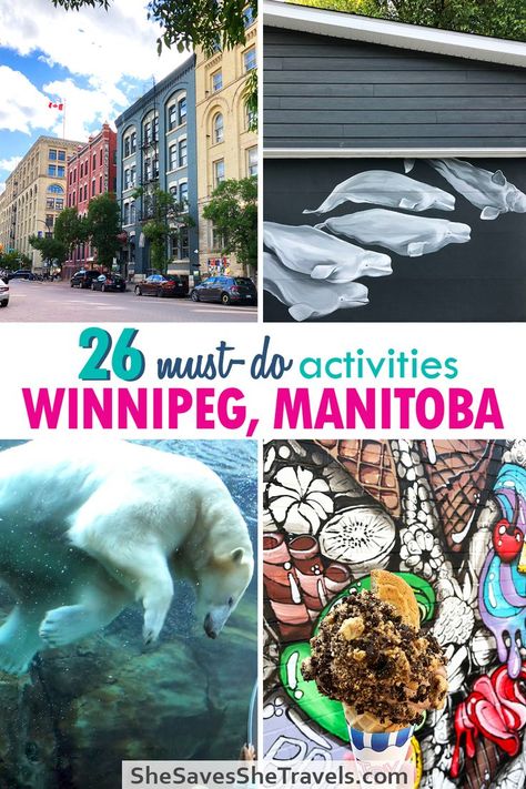 Planning a trip to Winnipeg Manitoba? This must-see city in Canada is full of fun and adventure! A thriving art scene, festivals all year long and plenty of outdoor activities, there's so many things to do in Winnipeg! | Winnipeg Manitoba | Winnipeg Canada | Things to do in Winnipeg | Best Places to Visit in Canada Nordik Spa, Places To Visit In Canada, Winnipeg Canada, Back Alley, North America Travel Destinations, Canada Travel Guide, Canadian Travel, Canada Road Trip, Canada Destinations