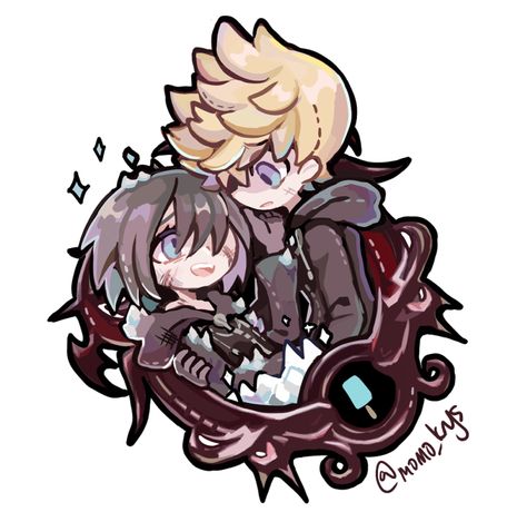 Roxas & Xion Roxas And Xion Matching Icons, Xion X Roxas, Vanitas Kingdom Hearts, Roxas Kingdom Hearts, Kingdom Hearts Games, Kingdom Hearts Fanart, Kingdom Hearts Art, Kingdom Heart, Kingdom Hearts 3