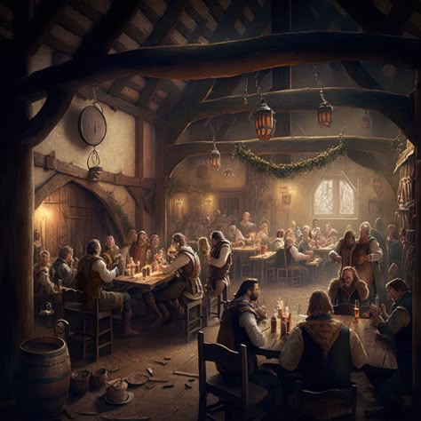 Taverna Medieval, Jon Snow Art, Fantasy Inn, Medieval Tavern, Vila Medieval, Enchanted Kingdom, Fantasy Village, Medieval Festival, Medieval Aesthetic