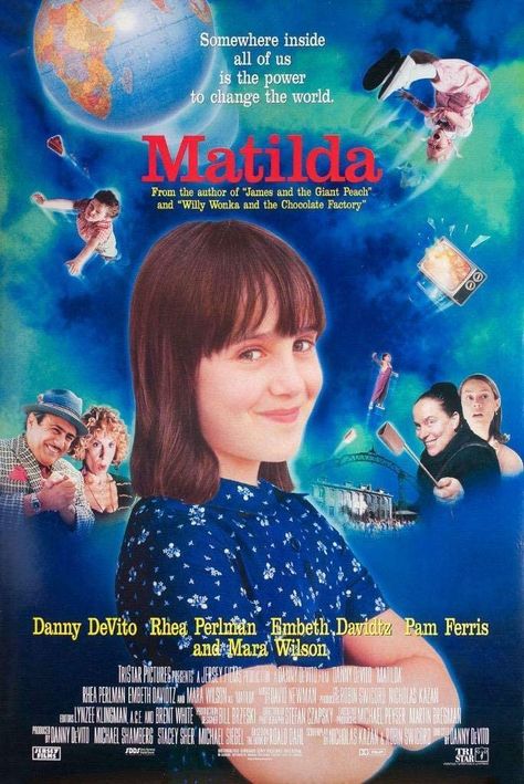 (1996) Danny Devito Matilda, Matilda Film, Matilda 1996, Matilda Movie, Embeth Davidtz, Disneysea Tokyo, Best Kid Movies, Mara Wilson, Netflix Kids