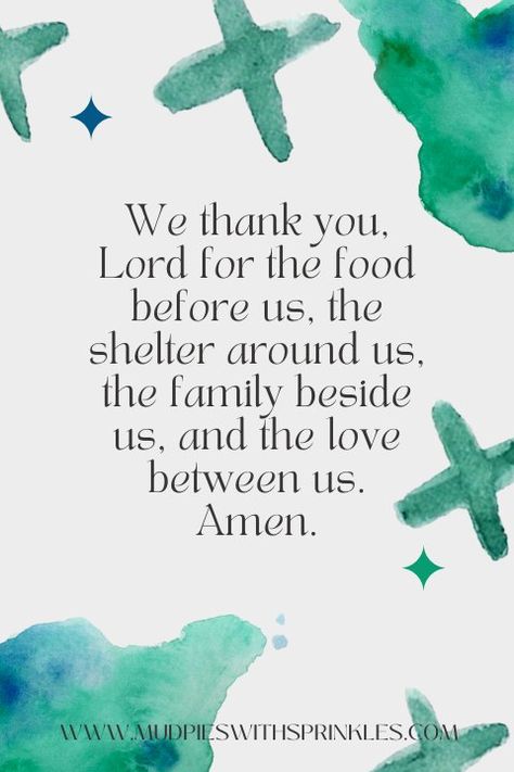 Prayers For Kids Protection, Prayer For Parenting, Before Meal Prayer, Easy Prayers For Kids, Say Grace Before Meals, How To Pray Before Meals, Prayer For Kids At School, Simple Prayers For Kids, Meal Prayers Dinner Table