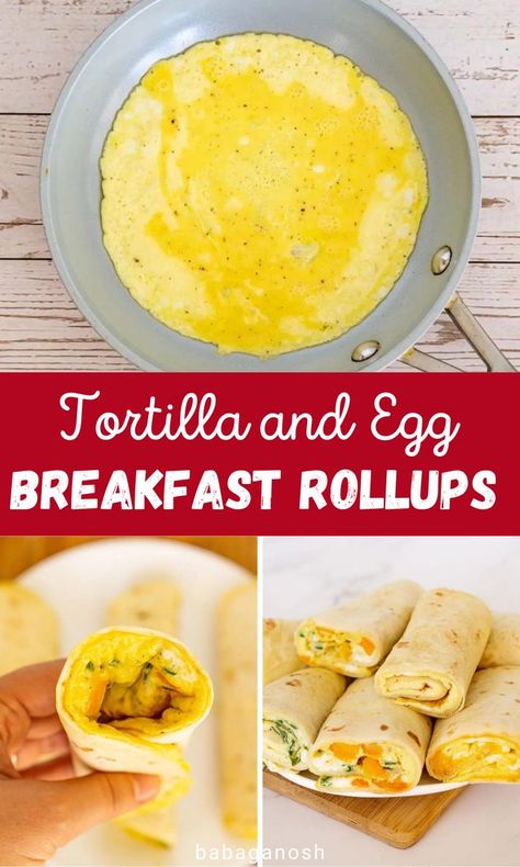 Tortilla Egg Breakfast, Breakfast Roll Ups, Make Ahead Breakfast Ideas, Easy Kids Breakfast, Healthy Breakfast Wraps, Easy Egg Breakfast, Breakfast Roll, Daycare Meals, Breakfast Tortilla