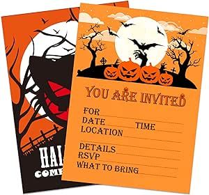 Halloween Invitations Kids, Halloween Invitation Card, Adult Halloween Party Invitations, Halloween Birthday Invitations, Halloween Invitation, Halloween Party Invitation, Adult Halloween Party, Event Decorations, Halloween Scary