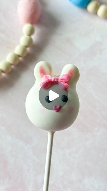 Berry Nice Berries on Instagram: "Bunny Cake Pop Tutorial 🐰💕  Products:   ✨ Chocolate: @stoverandcompany sweet shoppe wafers  ✨ Edible Glitter: @shinedessertglitter - Discount Code: BNB   ✨ Strawberry Scribe: @createwness  ✨ Fondant: @wiltoncakes   #cakepops #bunny #cakepop #easter #eastertreats #easterbunny #cakepoptutorial #wiltoncakes #wilton" Bunny Cake Pops, Easter Cake Pops, Cake Pop Tutorial, Pop Ideas, Homemade Facials, Bunny Cake, Wilton Cakes, Edible Glitter, Cake Pop