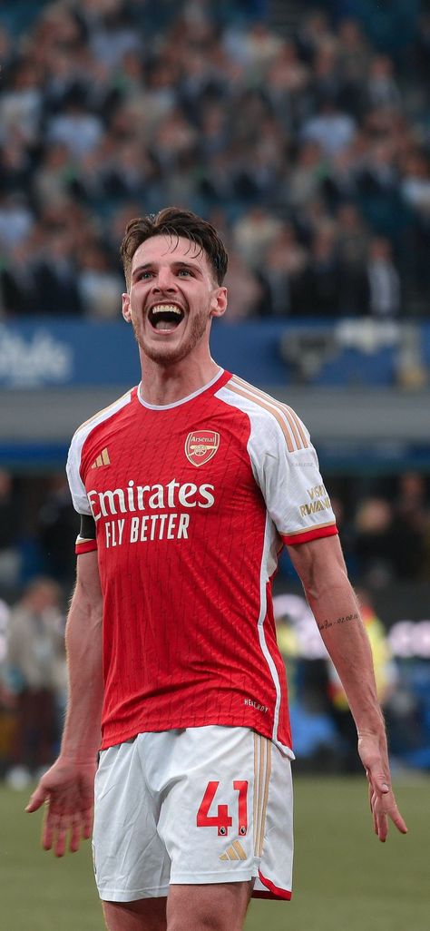 Declan Rice Arsenal, Rice Arsenal, Wallpaper Football Players, Arsenal Fc Players, Arsenal Goal, Chelsea Football Team, Bff Pfp Matching Aesthetic, Arsenal Shirt, Arsenal Wallpapers