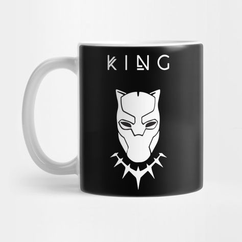 Black Panther King, Marvel Mug, Black Panther Marvel, Mug Design, Marvel Fan, Mug Shots, Black Panther, X Men, The King