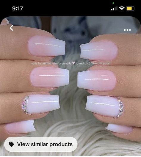 Cute Spring Nails, Ombre Acrylic Nails, Cute Acrylic Nail Designs, Ombre Nail Designs, Makijaż Smokey Eye, Short Acrylic Nails Designs, Spring Fever, Pink Nail, Nail Designs Glitter