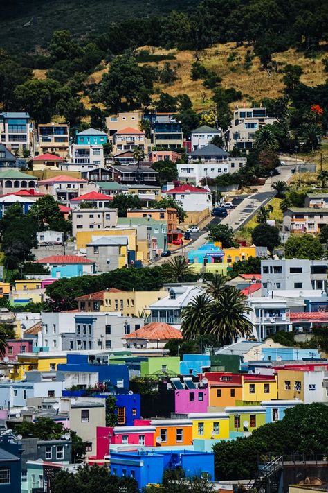 alt="The Colourful Houses of Bo-Kaap, Cape Town" Bo Kaap Cape Town, Bo Kaap, Sustainable City, Cycling Route, Water Usage, Game Reserve, Cape Town South Africa, Whale Watching, Water Activities